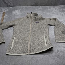 Patagonia Jacket Womens Small Gray Better Sweater Fleece Knit Full Zip Hiking picture