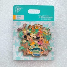 2018 Shanghai Disney Summer Time Mickey Minnie Donald Daisy Duffy Friend Pin picture