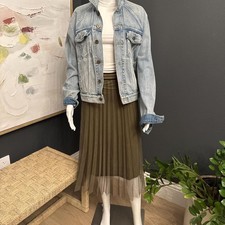Cop Copine Women's Green and Brown Skirt picture