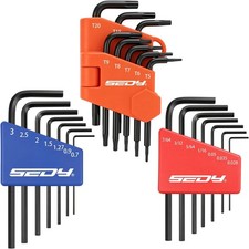 SEDY 22 Piece Mini Hex Key Allen Wrench Set - Hex/Torx, Metric/SAE (3-IN-ONE picture