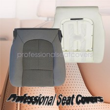 For 2011-2016 Ford F250 F350 Driver Bottom Cloth Seat Cover Gray & Foam Cushion picture