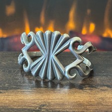 Sterling Sandcast Statement Cuff picture