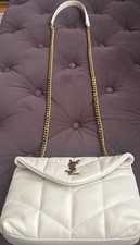 Saint Laurent YSL Small Loulou Bag Cream Ivory Quilted Leather Vintage Gold Hard picture