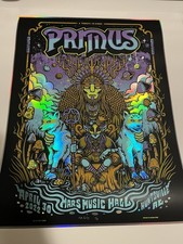 Primus Huntsville, AL 2022 Poster Rainbow Foil Variant by Matt Leunig Signed picture