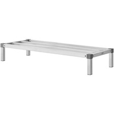 Aluminum Dunnage Rack, 48” x 20” Commercial Food Floor Rack, 8” Off the Floor, 1 picture