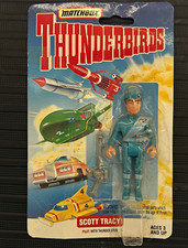 Vintage Matchbox Thunderbirds Scott Tracy Pilot Figure w/ Thunder Stun 1994 picture