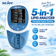 Portable Optical Lipid Monitor 5-in-1 Cholesterol Triglycerides HDL LDL Analyzer picture
