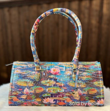 NWT Brahmin Sophia Waterlily Melbourne Shoulder Bag Satchel Leather Purse picture