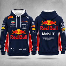 HOT Custom Men Red Bull Racing Formula 1 Lightweight Hoodie All Size S-5XL picture