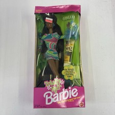 1991 Totally Hair Barbie African American, Rare, New Dmg Pkg picture