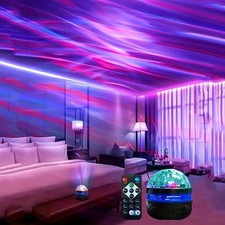 LED Starry Night Sky Projector Aurora Galaxy Light USB Remote RGB 7 Modes picture