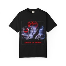 Obituary Cause of Death album art T-Shirt | Obituary Double Sided Band Tee picture