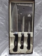 Vintage Imperial Professionals 3pc Knife Set Chef Boning Parer USA Box picture
