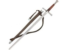 Medieval Warrior Handmade Medieval Late Middle Ages Hand&A Half High CarbonSteel picture