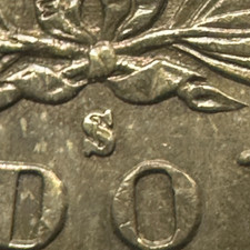 1887-S/S VAM 2 (TOP 100) $1 Morgan Silver Dollar PCGS Details/Genuine (90748) picture