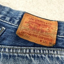Levi's 702-XX Redline Selvedge Japan Reissue Cinch Back Jeans W32 From Japan picture