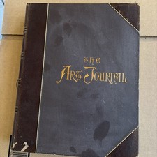 Antique Art Book The Art Journal 1878 D. Appleton Co Publishers Engraved Plates picture