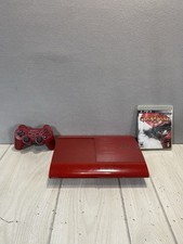 Sony PS3 Super Slim: Red God of War Edition PARTS ONLY With Red Controller Game picture