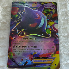 Pokemon TCG Gengar EX 34/119 XY Phantom Forces Holo Ultra Rare 170 HP EN 2014 picture