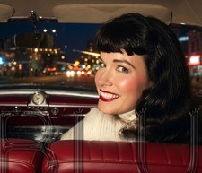 A candid picture of Bettie Page   11 x 14