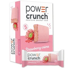Power Crunch Protein Energy Bars, Strawberry Cream 1.4oz, 5 Count picture