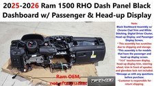 2025 -26 Ram 1500 RHO Dash Panel Black Dashboard w/ Passenger & Head-up Display picture