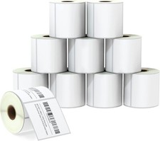 10 rolls  5000 total 3x3 betckey premium thermal shipping labels Zebra Rollo picture