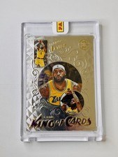 LeBron James 2020 Panini Court Kings Chrome Insert Lakers NBA Encased Display picture