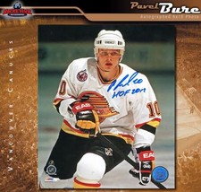 PAVEL BURE Signed & Inscribed Vancouver Canucks 8 X 10 Photo -70387 - HOF2012 picture