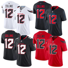 NWT Men's Texans #12 Nico Collins Stitched All Stitched Jersey S-3XL picture