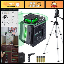 360° Self-Leveling Laser Level with Tripod, Green Beam, Pulse Mode, 3 Brightness picture