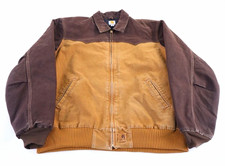 1940s Vintage Timme Horsehide Leather Alpaca Lined Jacket Distressed Brown picture