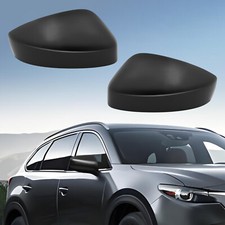 2x Exterior Mirror Cover Left+Right Sides Mirror Cover For 2016-2023 Mazda CX-5 picture