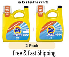 Tide Simply All-in-One Liquid Detergent, Refreshing Breeze, 182 oz-2 Pack picture