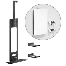 Upgraded Adjustable Console Holder Wall Mount for PS5: Black Gaming Stand for Pl picture