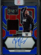 Roman Reigns /35 AUTOGRAPH MEMORABILIA BLUE PRIZM SP 2024 Select WWE AUTO picture