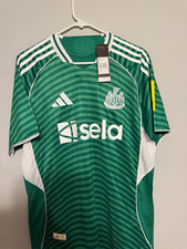 adidas Newcastle United Sela Sponsor Soccer Jersey Green/White picture
