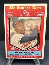 Hank Aaron 1959 Topps #561 All-Star Milwaukee Braves ET1 picture