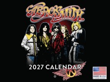 Aerosmith Calendar 2027 Officially Licensed Merch Monthly Wall Rock Band Music picture