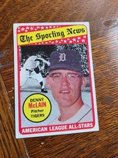1969 Topps - The Sporting News All Star Selection Denny McLain #433 picture
