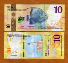 Curacao and Sint Maarten 10 Gulden, 2025, P-New, UNC New Banknotes picture