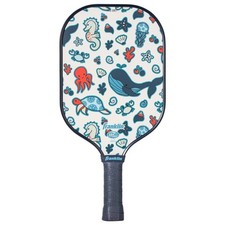 Fiberglass Construction-Franklin Sports Youth Paddle - Sea Creature Graphic picture