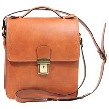 Italian Handmade Genuine Leather Women's Cross Body Satchel Bag picture