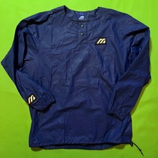 Medium 38-40 Mizuno Vintage Warmup Jacket Baseball Windbreaker Logo picture