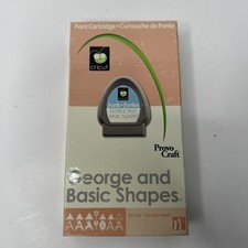 Cricut Cartridge George and Basic Shapes 29-0025 Provo Craft Font Shape Set picture