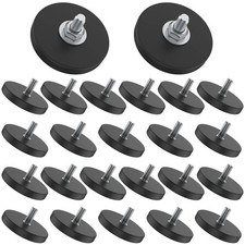 24 Pack Rubber Coated Magnets M6 Rock Light Magnets 1.69 Inch Mounting Magnet... picture