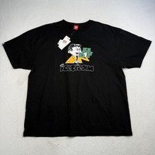 Icecream Shirt Mens 2XL Black Wide Eyed Money Graphic Cartoon Tee Streetwear picture