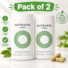 Pack of 2 Women’s Hair Growth Supplement 240 Caps   Fast Shipping Ages picture