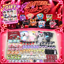 ATEEZ MIGHTEEZ Rock The Stage POP-UP LINE FRIENDS Official Plush doll + Gift picture