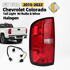 For 2015-2022 Chevrolet Colorado Halogen Tail Light W/Bulbs & Wires Left Driver picture